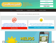 Tablet Screenshot of canalmunicipal.com